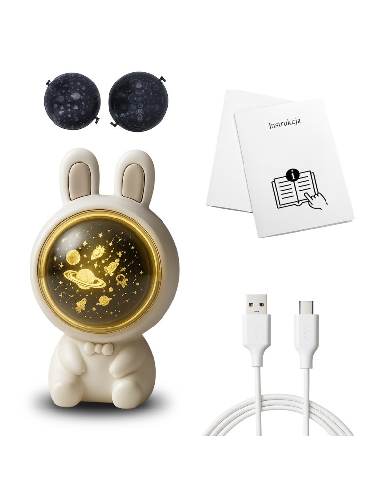 Milagro Lampka dziecięca projektor KOSMONAUTA ML2262