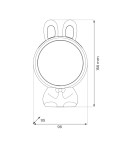 Milagro Lampka dziecięca projektor KOSMONAUTA ML2262