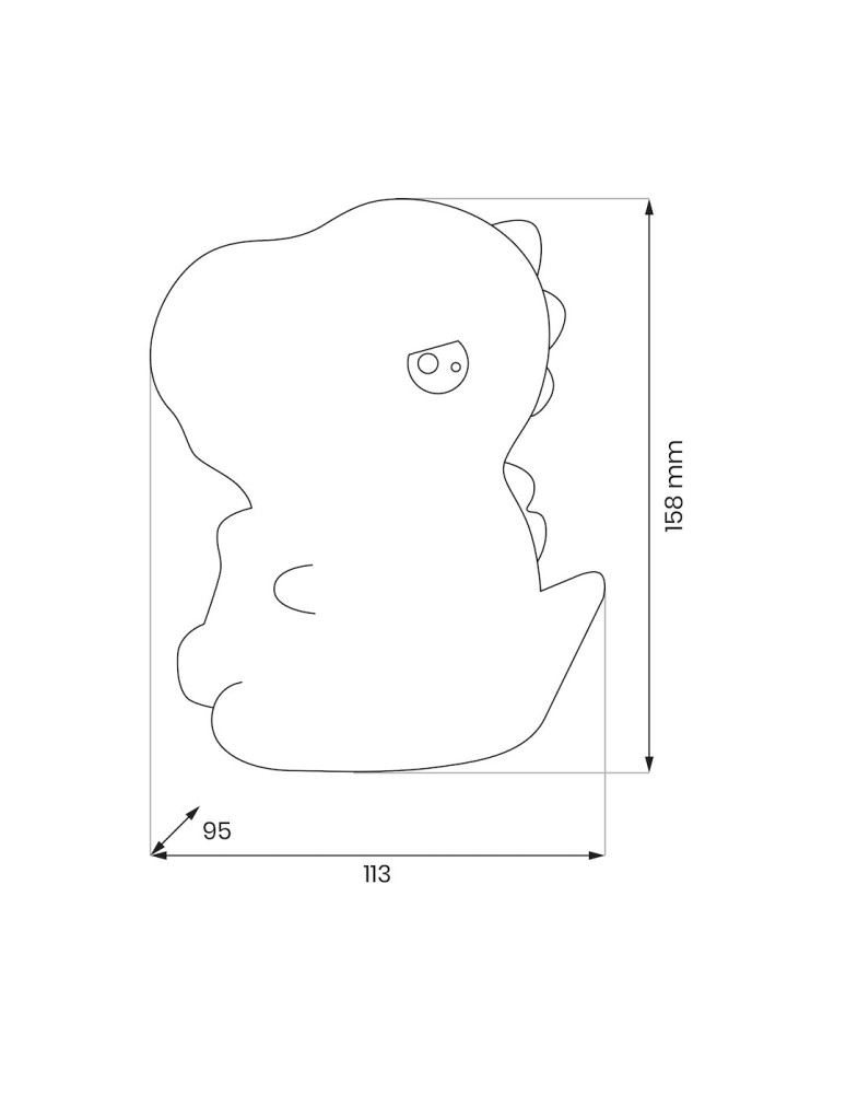 Milagro Lampka dziecięca DINO ML2265