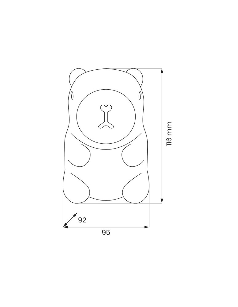 Milagro Lampka dziecięca KAPIBARA ML2302