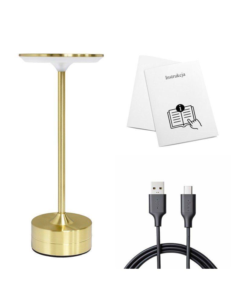 Milagro Lampka nocna TAVOLO Gold ML2268