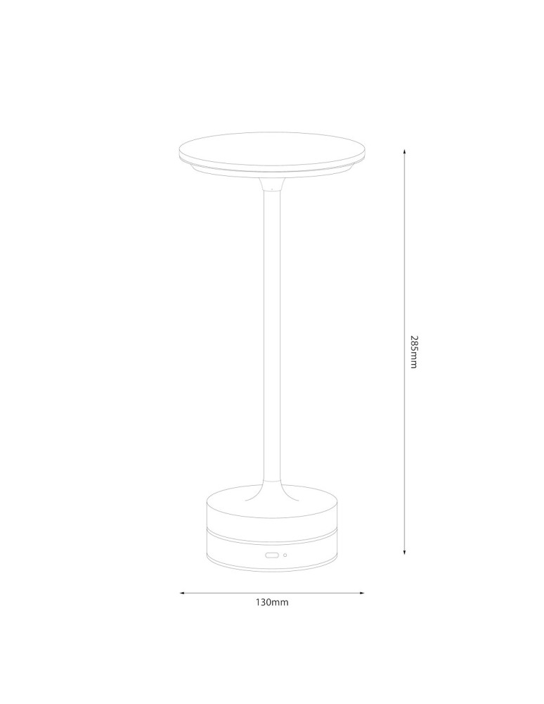 Milagro Lampka nocna TAVOLO Gold ML2268
