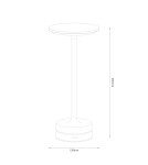 Milagro Lampka nocna TAVOLO Black ML2269