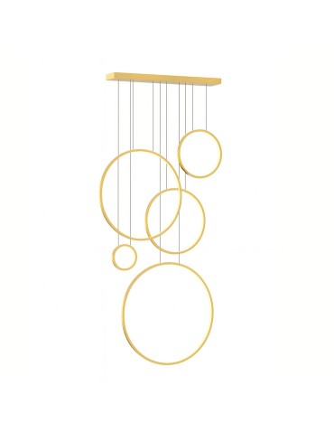 Milagro Lampa wisząca Saturno Gold 100W LED mezzanine ML2325