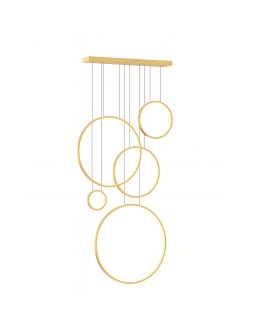 Milagro Lampa wisząca Saturno Gold 100W LED mezzanine ML2325