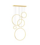 Milagro Lampa wisząca Saturno Gold 100W LED mezzanine ML2325