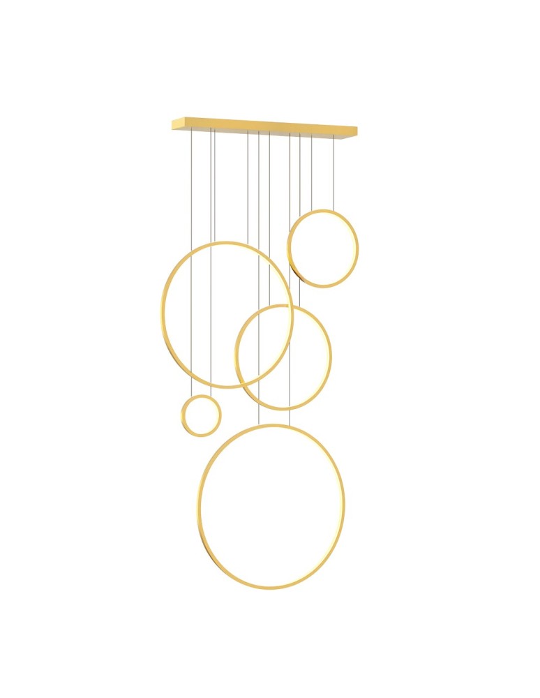 Milagro Lampa wisząca Saturno Gold 100W LED mezzanine ML2325