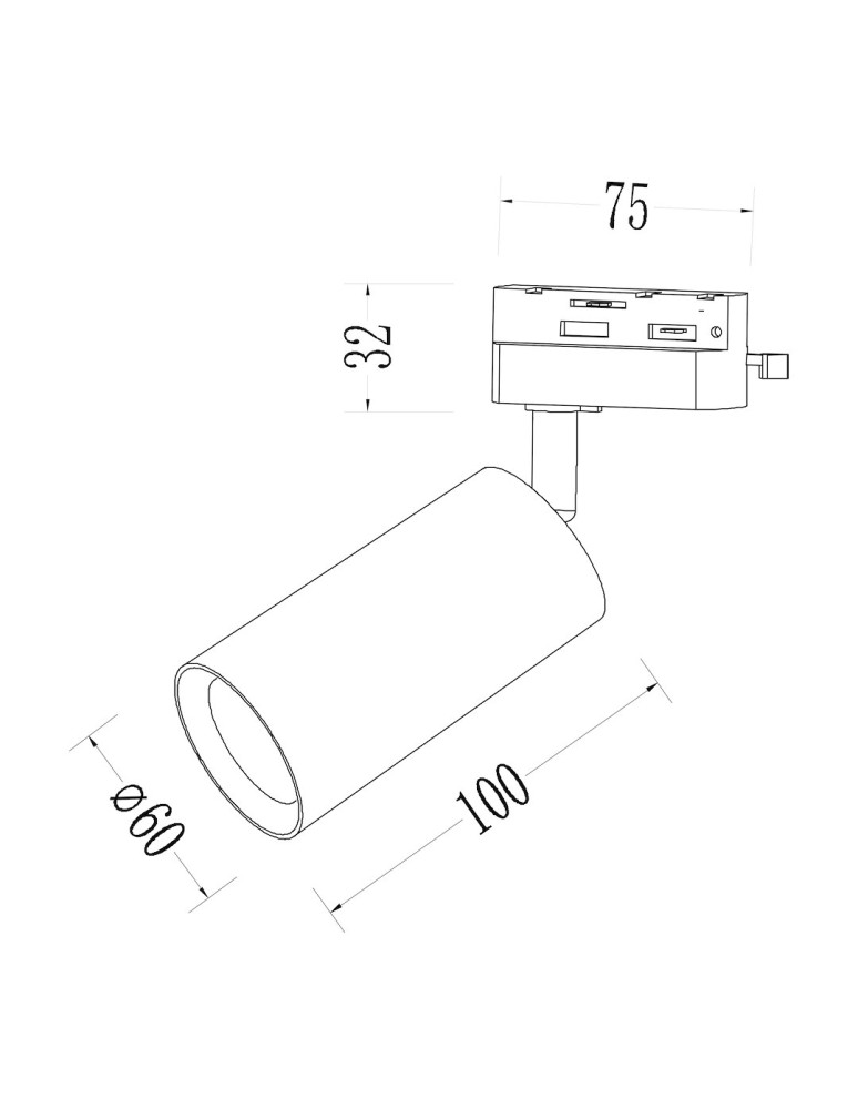 Milagro Oprawa Pipe Track Beż 1xGU10 ML2334
