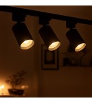 Milagro Oprawa Tiger Track Czarny 1xGU10 ML2336