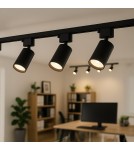 Milagro Oprawa Tiger Track Czarny 1xGU10 ML2336