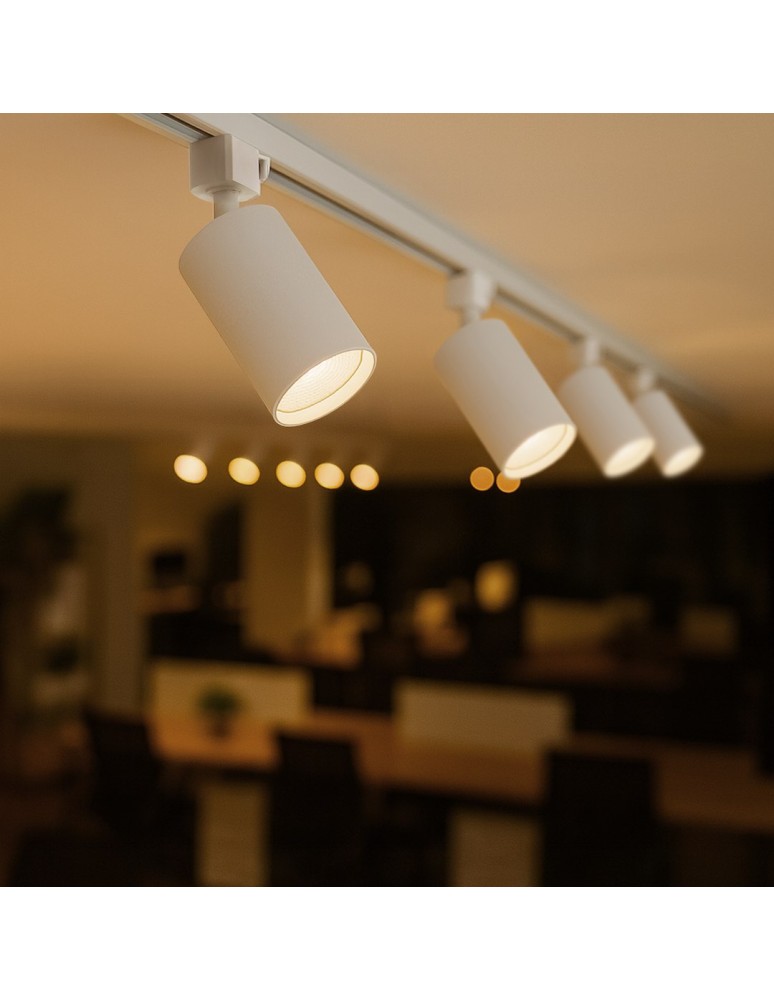 Milagro Oprawa Tiger Track Biały 1xGU10 ML2337