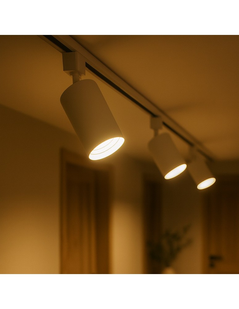 Milagro Oprawa Tiger Track Biały 1xGU10 ML2337