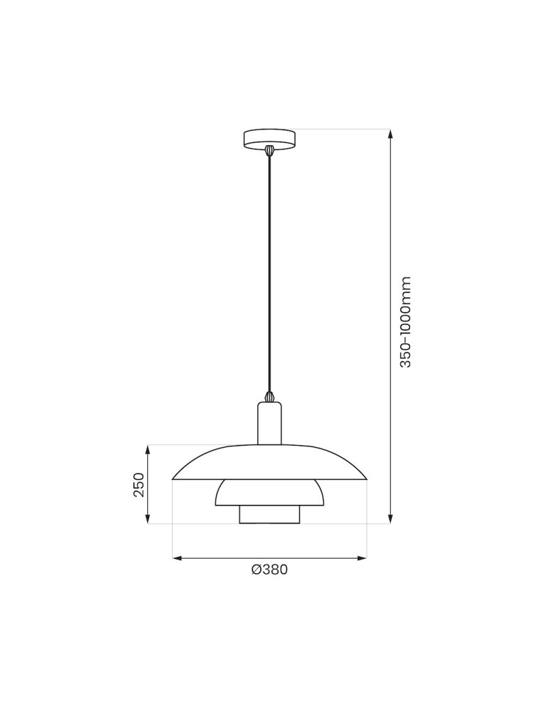 Milagro Lampa wisząca FERRO Cashmere 1xE27 ML2361