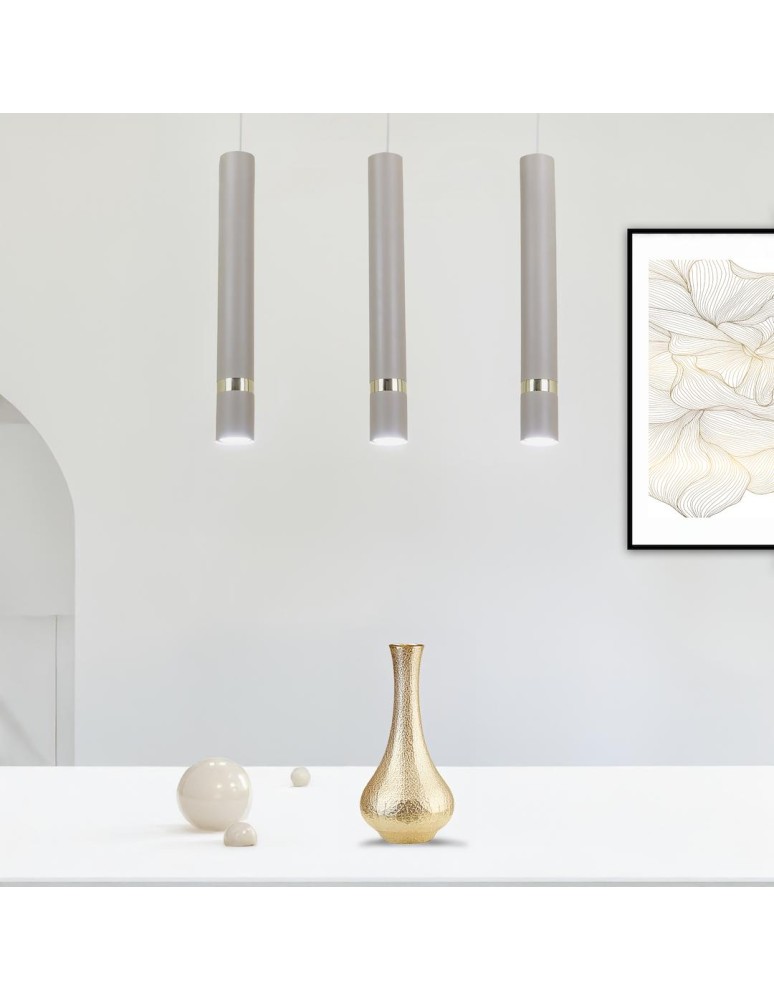 Milagro Lampa wisząca JOKER CASHMERE/GOLD 3xGU10 MLP2332