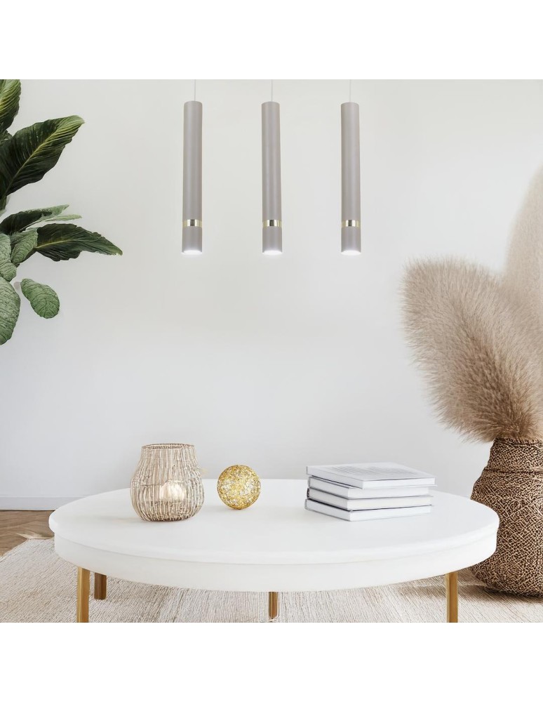 Milagro Lampa wisząca JOKER CASHMERE/GOLD 3xGU10 MLP2332