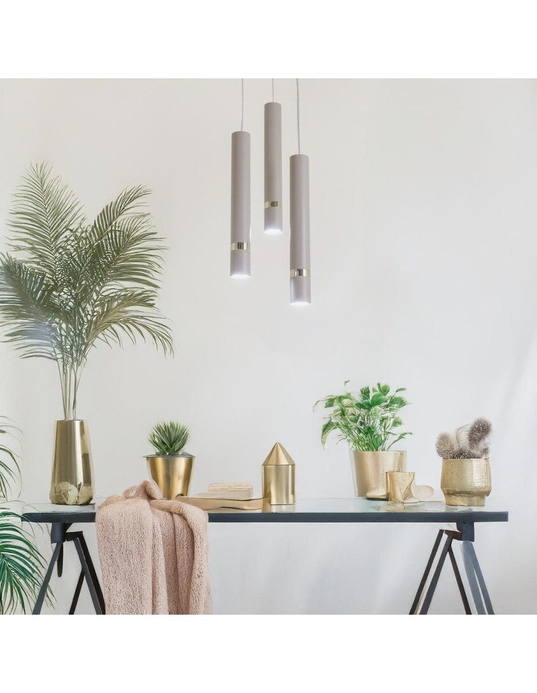 Milagro Lampa wisząca JOKER CASHMERE/GOLD 3xGU10 (koło) MLP2333