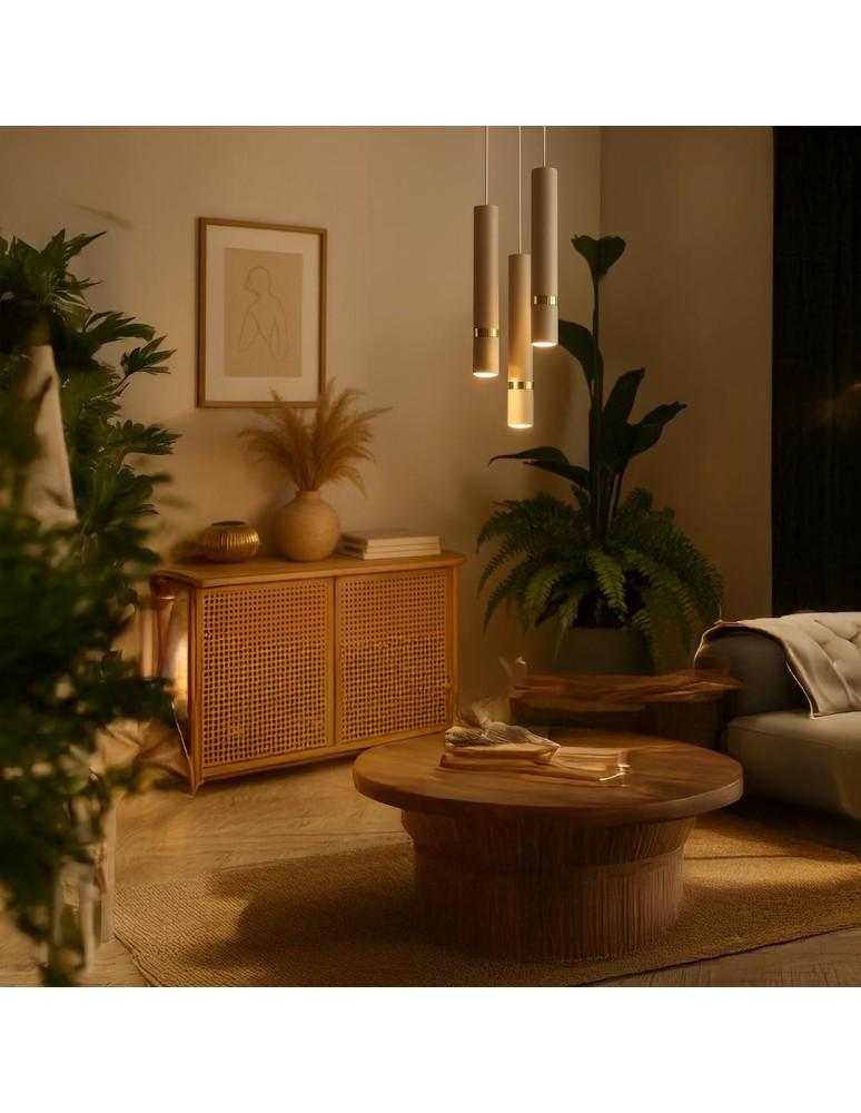 Milagro Lampa wisząca JOKER CASHMERE/GOLD 3xGU10 (koło) MLP2333