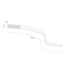 Milagro Magnetic track line 5mm 20W 4000K ML2153