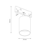 Milagro Magnetic track 5mm 5W 4000K ML2154 Milagro Magnetic track 5mm 5W 4000K ML2154