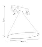 Milagro Magnetic track cone 5mm 7W 4000K ML2155