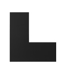 Milagro Narożnik natynk L góra dół magnetic track 5mm ML2167