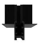 Milagro Narożnik podtynk L góra dół magnetic track 5mm ML2322