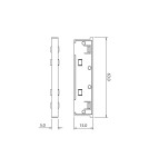 Milagro Łącznik prosty magnetic track 5mm ML2169