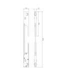 Milagro Łącznik narożny magnetic track 5mm ML2170