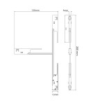 Milagro Łącznik T magnetic track 5mm ML2171