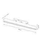 Milagro Magnetic track 10mm 10W 3000-6000K ML2173