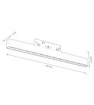 Milagro Magnetic track 10mm 12W 3000-6000K ML2176