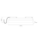 Milagro Zasilacz 200W magnetic track 10mm ML2180