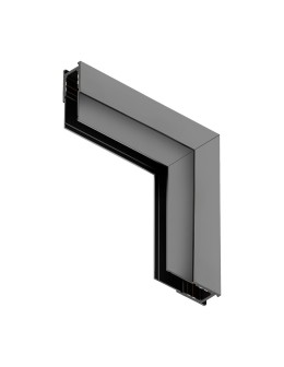 Milagro Narożnik natynk L góra dół magnetic track 10mm ML2183