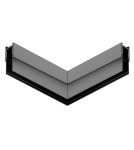 Milagro Narożnik natynk L bok magnetic track 10mm ML2184