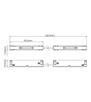 Milagro Łącznik narożny magnetic track 10mm ML2191 Milagro Łącznik narożny magnetic track 10mm ML2191