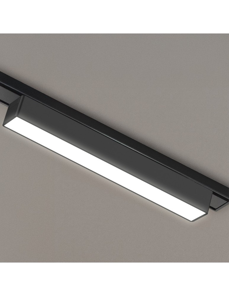 Milagro Slim Magnetic Track Czarny 23cm 10W LED Tuya CCT ML2195