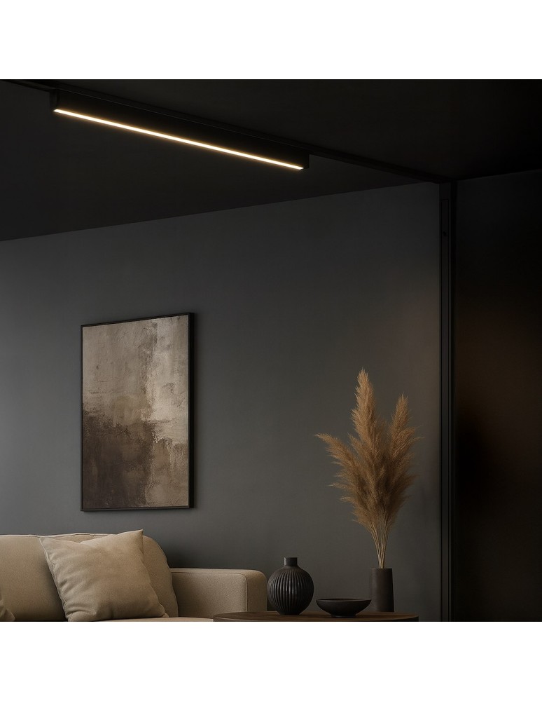 Milagro Slim Magnetic Track Czarny 61cm 20W LED Tuya CCT ML2197