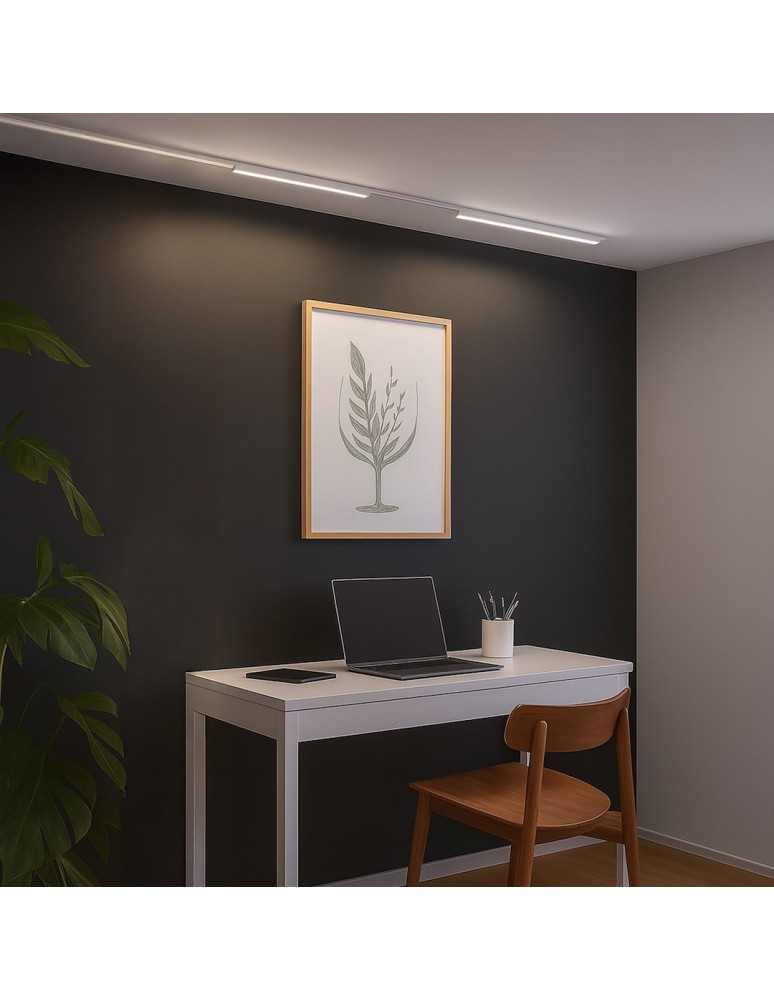 Milagro Slim Magnetic Track Biały 61cm 20W LED Tuya CCT ML2198