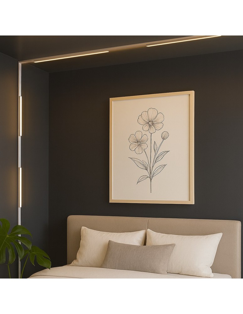 Milagro Slim Magnetic Track Biały 91cm 30W LED Tuya CCT ML2200