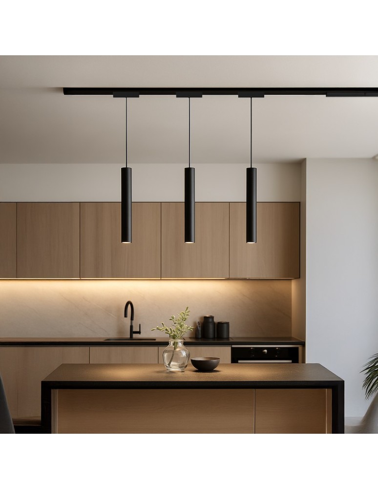 Milagro Slim Magnetic Track Czarny Pendant 6W LED Tuya CCT ML2207