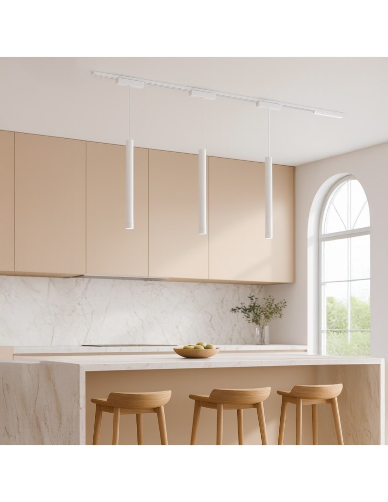 Milagro Slim Magnetic Track Biały pendant 6W LED Tuya CCT ML2208