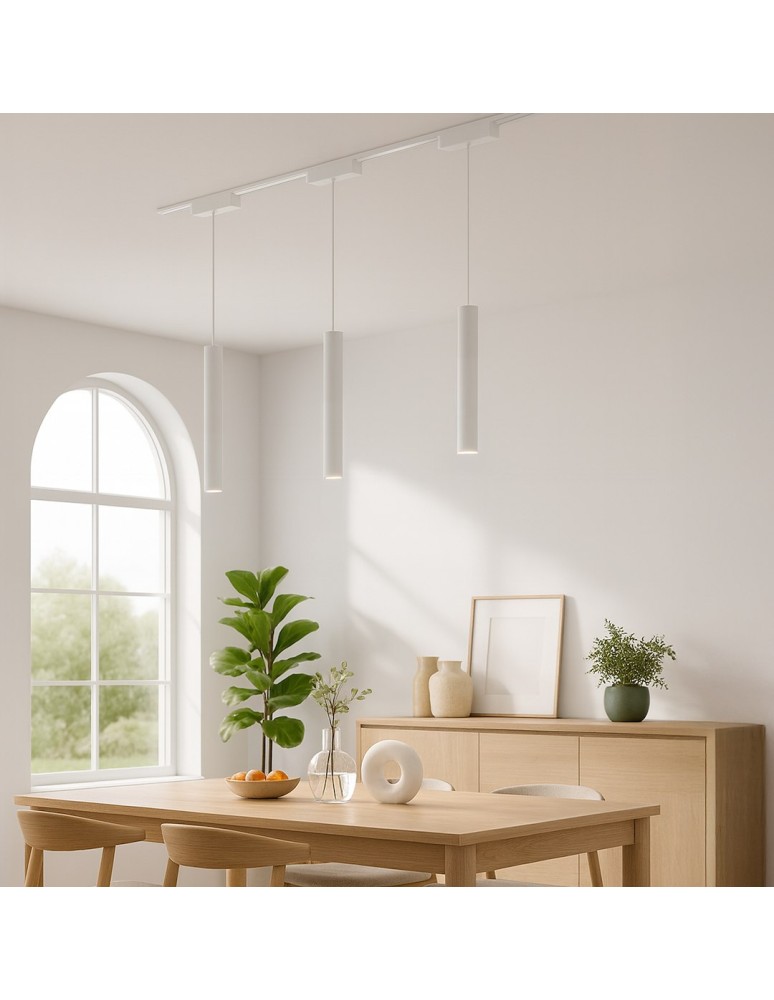Milagro Slim Magnetic Track Biały pendant 6W LED Tuya CCT ML2208