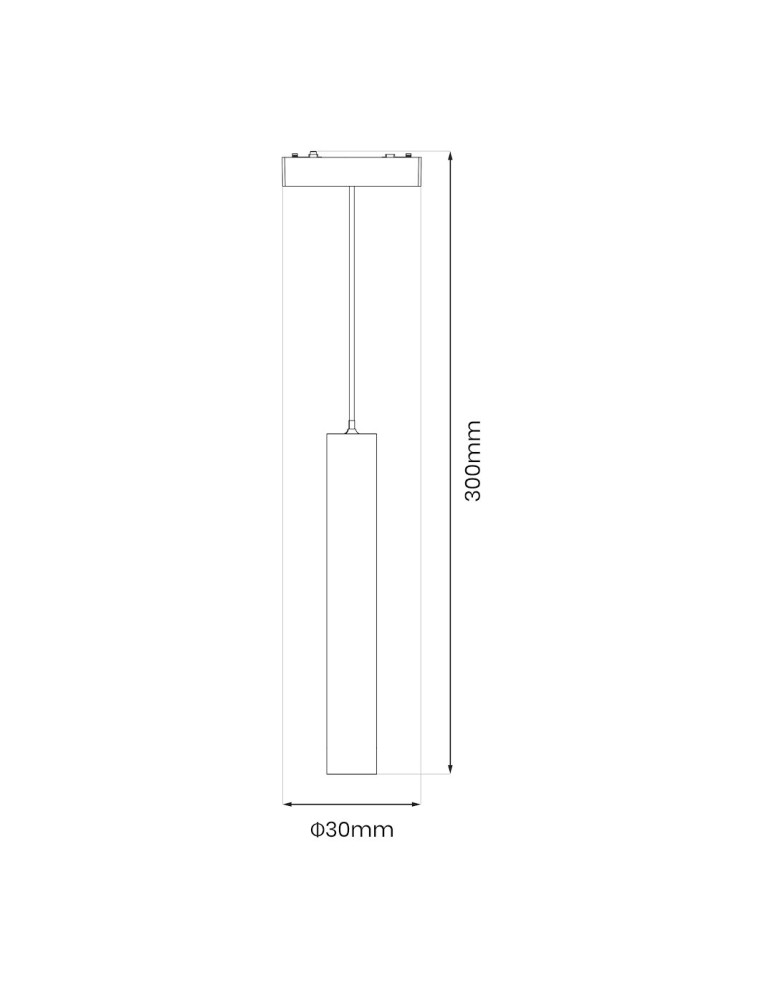Milagro Slim Magnetic Track Biały pendant 6W LED Tuya CCT ML2208