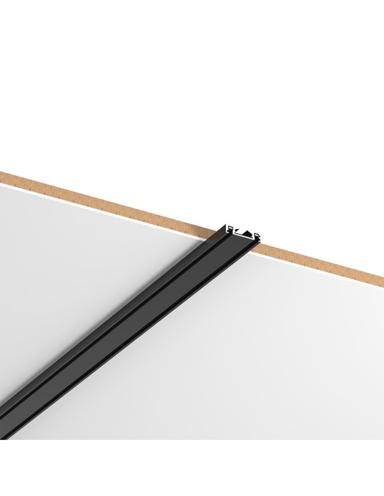 Milagro Slim Magnetic Track Szyna Natynk Czarny 200cm + zaślepki ML2211