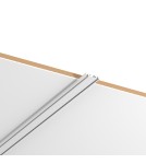 Milagro Slim Magnetic Track Szyna Natynk Biały 200cm + zaślepki ML2212