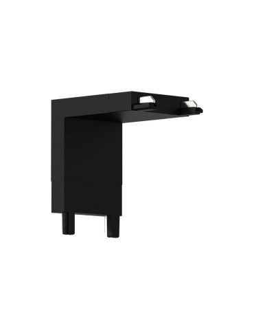 Milagro Slim Magnetic Track Narożnik Czarny dół L ML2213