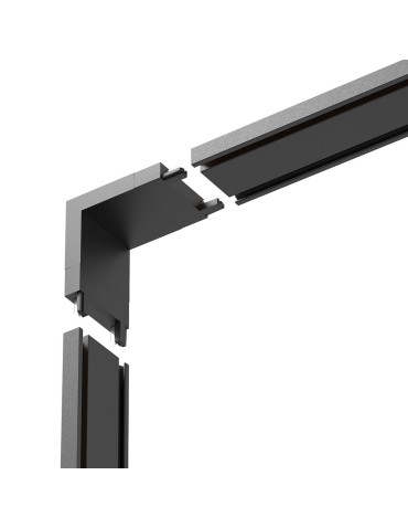 Milagro Slim Magnetic Track Narożnik Czarny dół L ML2213 - produkt 2
