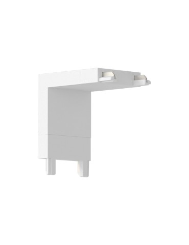 Milagro Slim Magnetic Track Narożnik Biały dół L ML2214