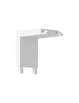 Milagro Slim Magnetic Track Narożnik Biały dół L ML2214