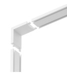 Milagro Slim Magnetic Track Narożnik Biały dół L ML2214